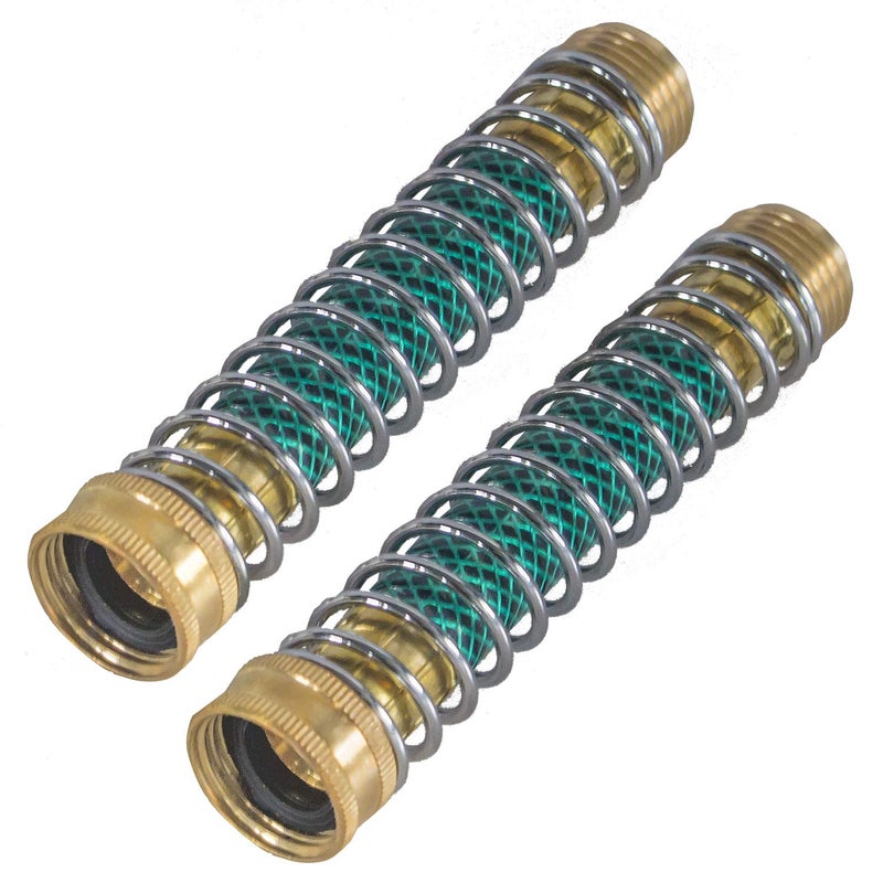 Hourleey Garden Hose Protector, Hose Extension Adapter with Coil Spring, 2 Pack - Image 2
